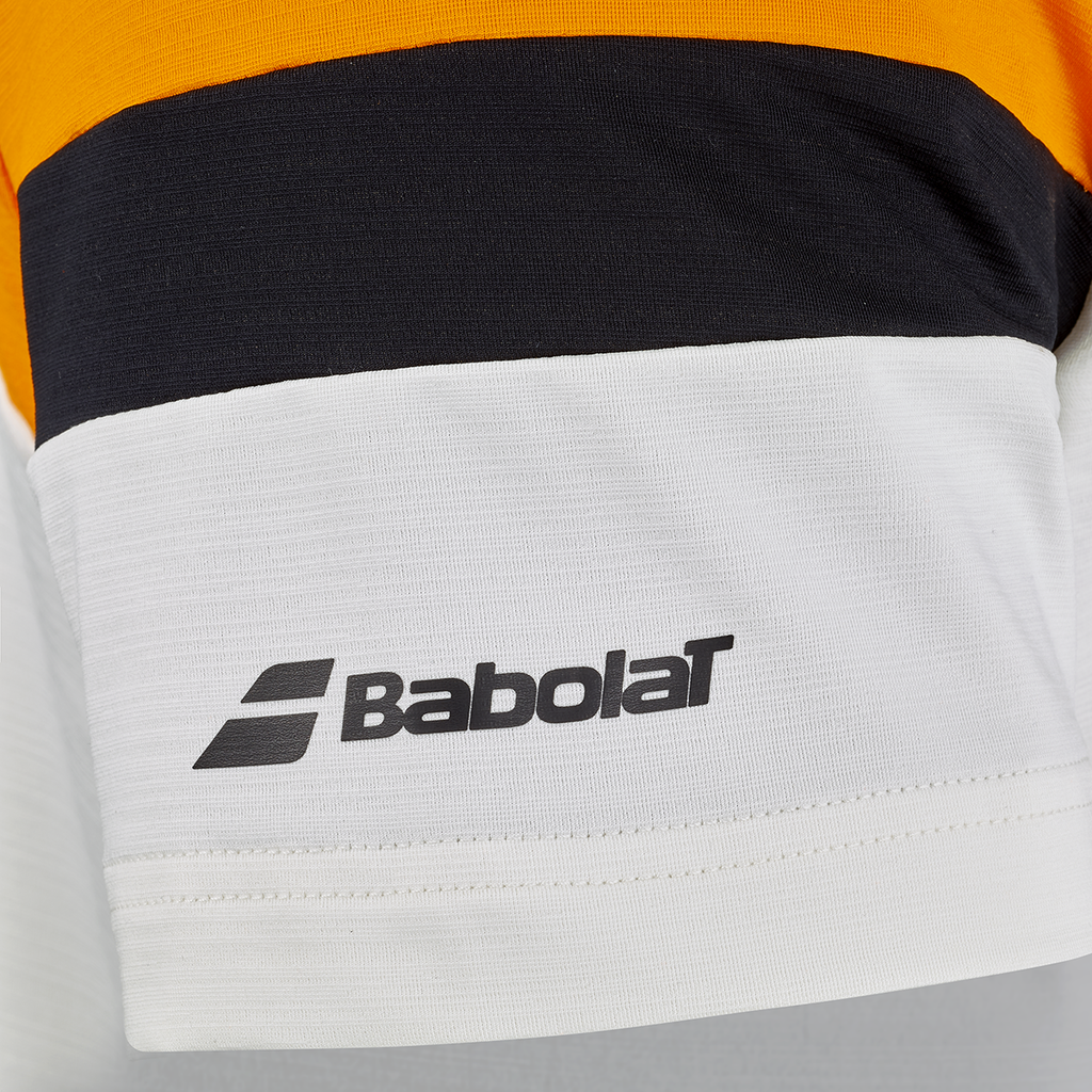 Babolat Men's Crew Neck Tee Orange/Cream