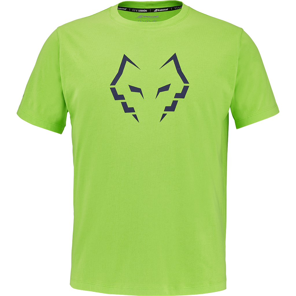 Babolat Men's Cotton Tee Lebron 26 Green Flash