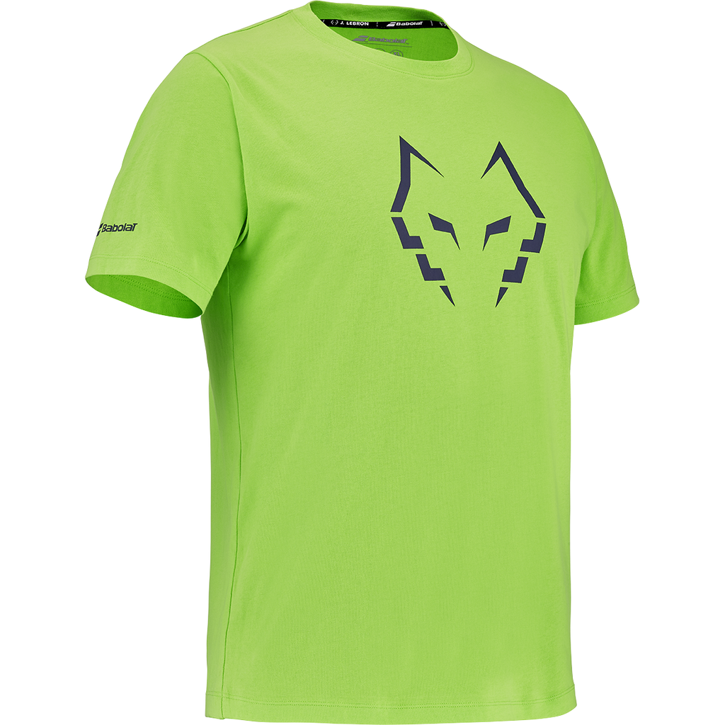 Babolat Men's Cotton Tee Lebron 26 Green Flash