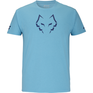 Babolat Men's Cotton Tee Lebron 25 Cyan Blue