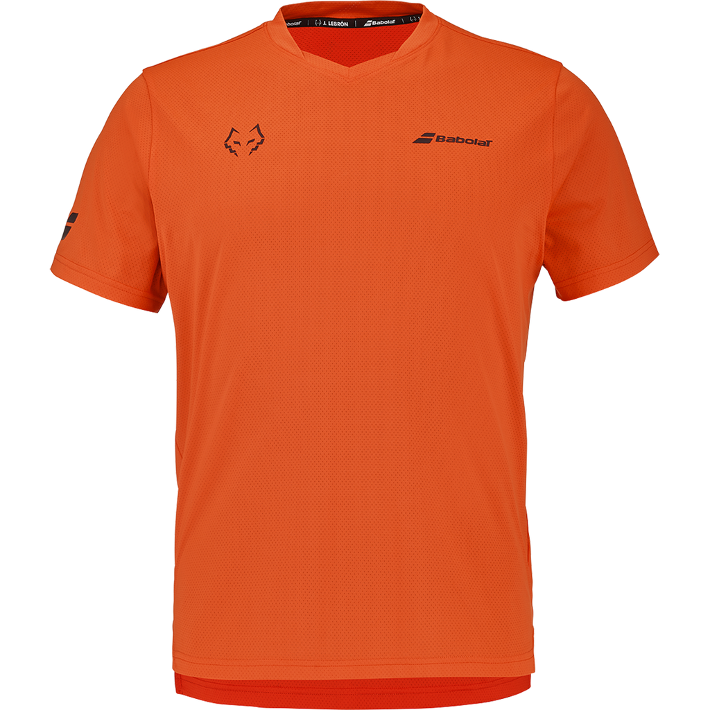 Babolat Men's Crew Neck Tee Lebron 26 Red Orange