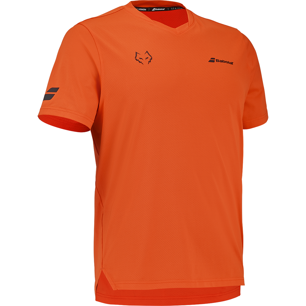 Babolat Men's Crew Neck Tee Lebron 26 Red Orange