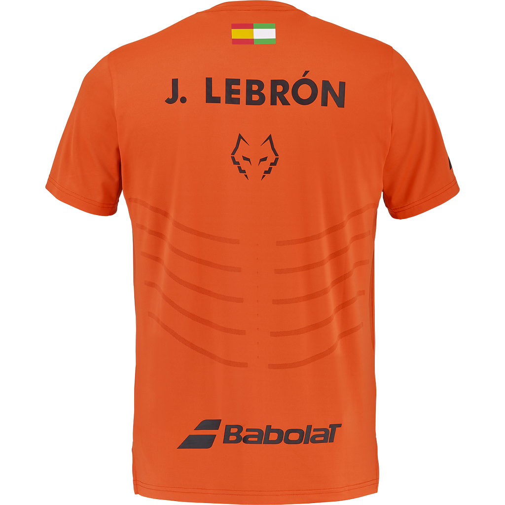Babolat Men's Replica Lebron Tee 26 Red Orange