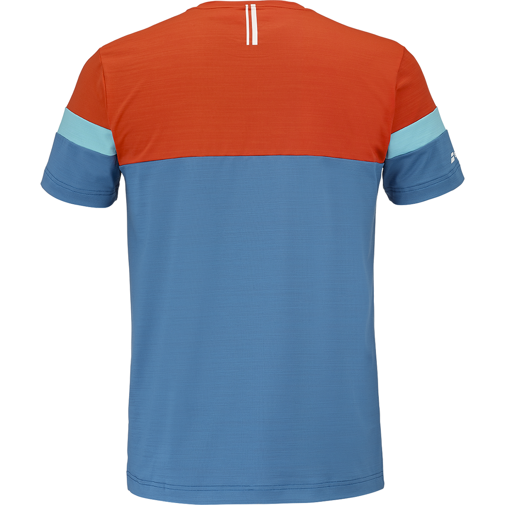 Babolat Men's Crew Neck Tee Seaport/Red