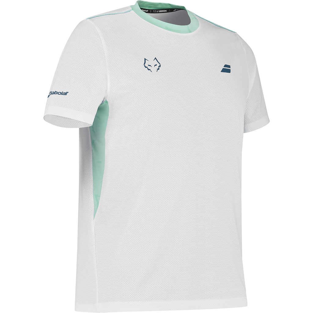 Babolat Men's Crew Neck Tee Lebron 27 White