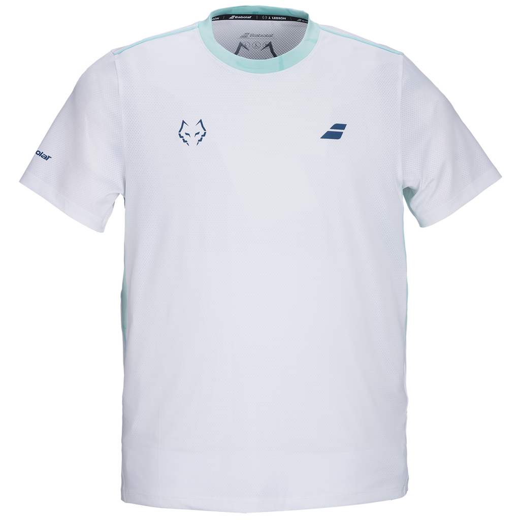 Babolat Men's Crew Neck Tee Lebron 27 White