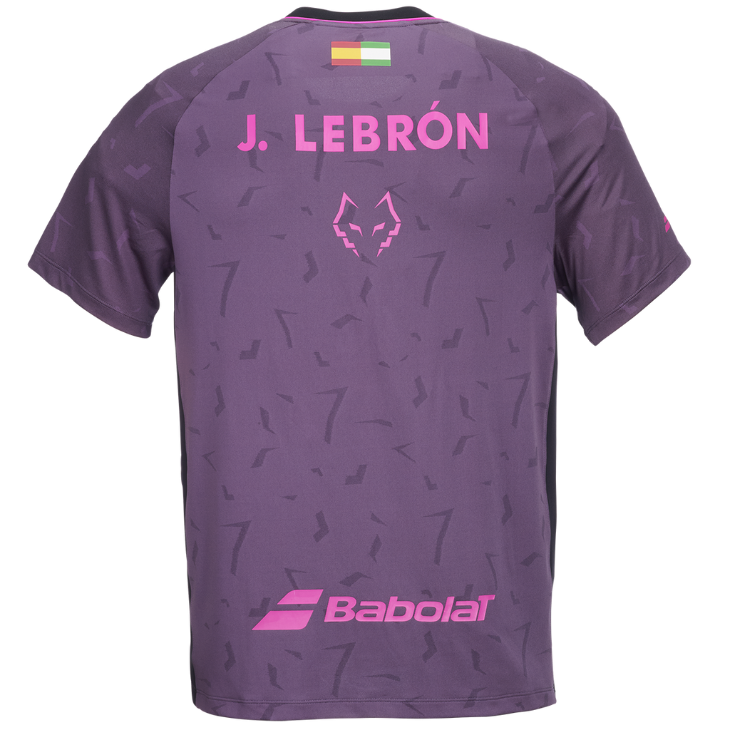 Babolat Men's Replica Lebron Tee 27 Dark Plum