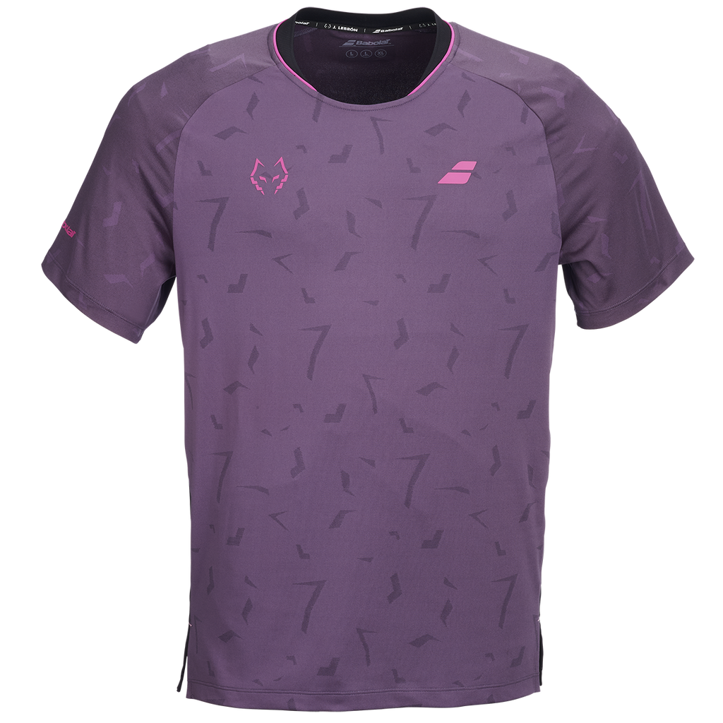 Babolat Men's Replica Lebron Tee 27 Dark Plum