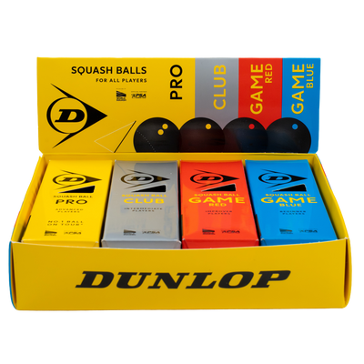Dunlop Mixed Squash Ball Pack