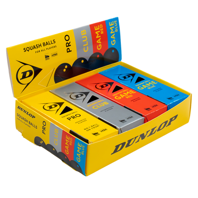 Dunlop Mixed Squash Ball Pack