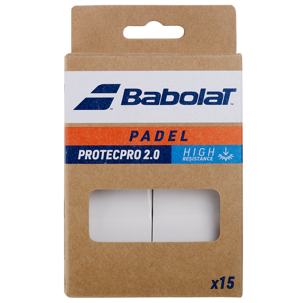 Babolat Protecpro 2.0 Protection Tape - 15 Pack Clear