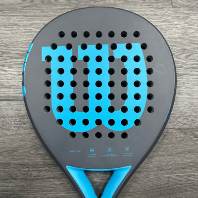 Wilson Match Point Padel Racket Grey Blue OUTLET