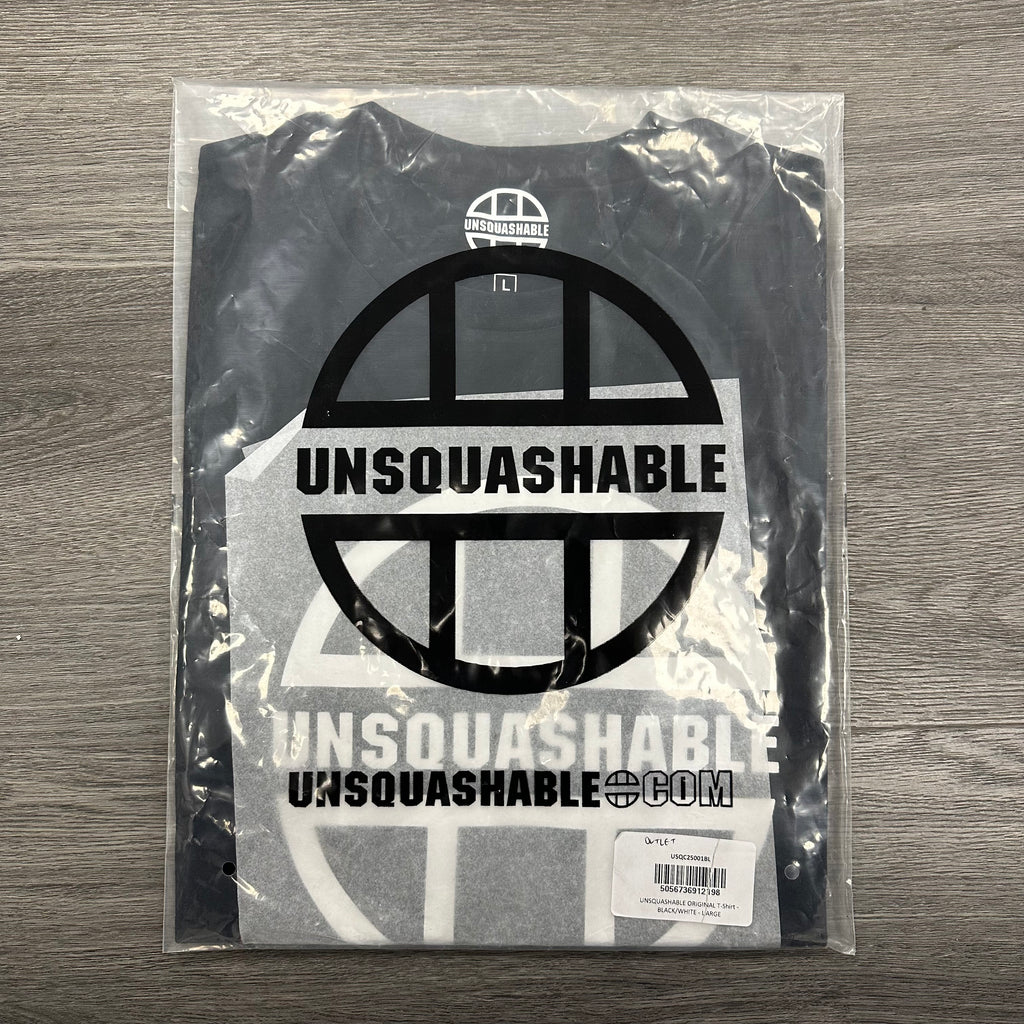 UNSQUASHABLE Original T-Shirt Black/White OUTLET