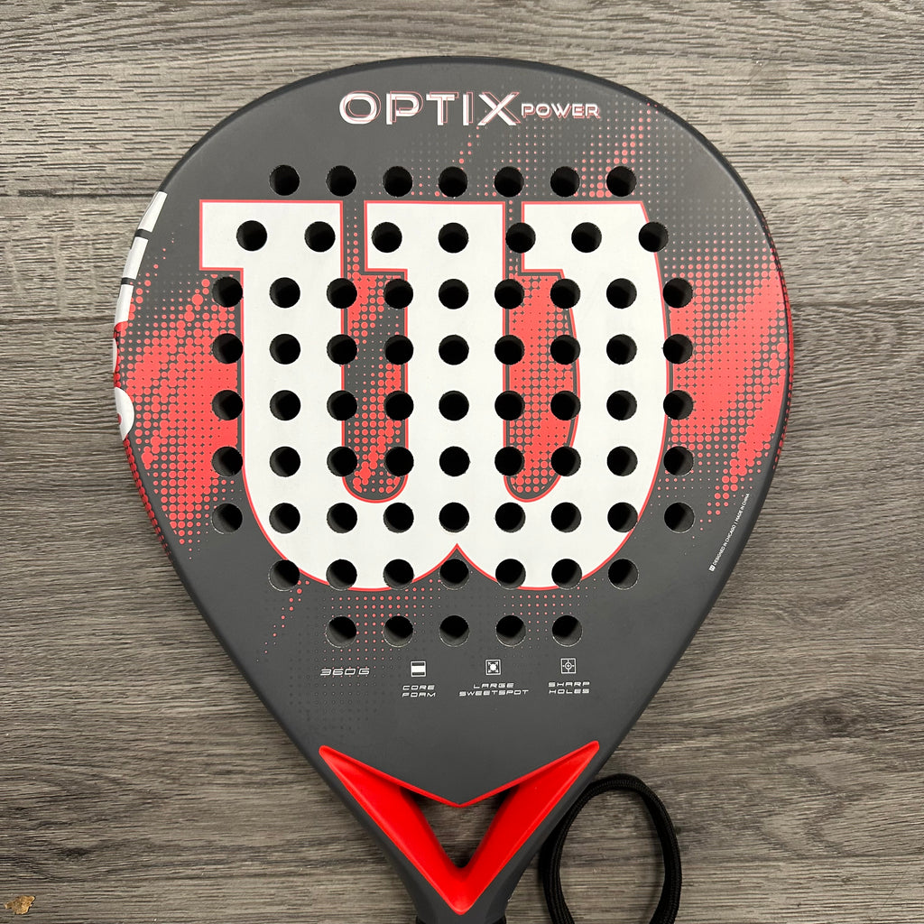 Wilson Optix V2 Power Padel Racket Red OUTLET