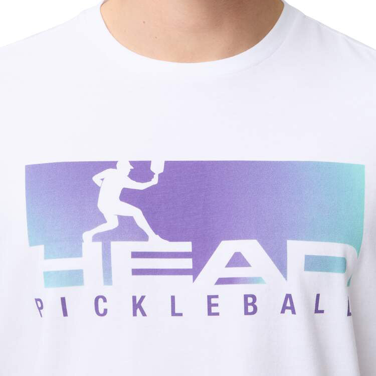 HEAD Men's Vision T-Shirt White Purple