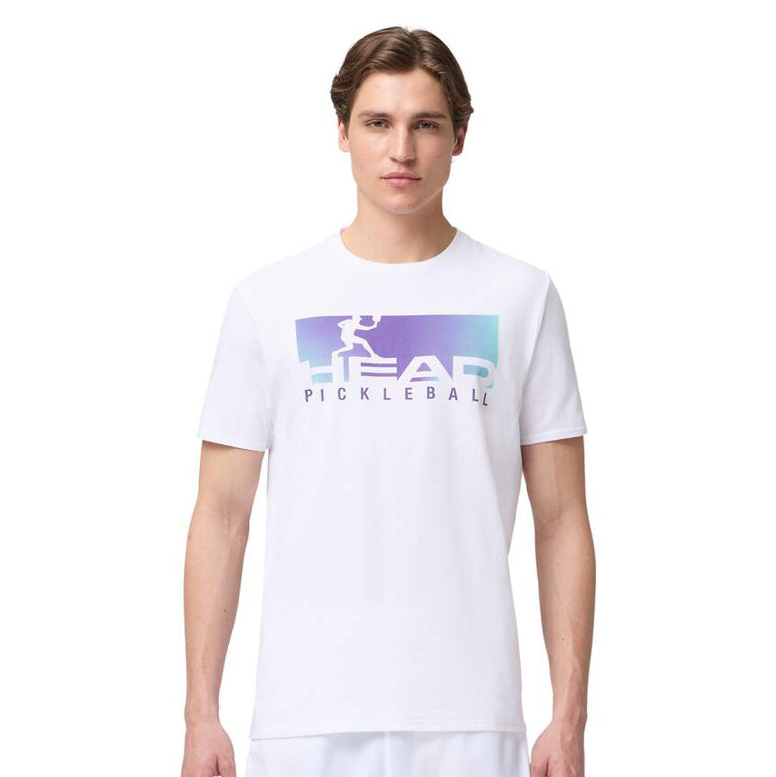 HEAD Men's Vision T-Shirt White Purple