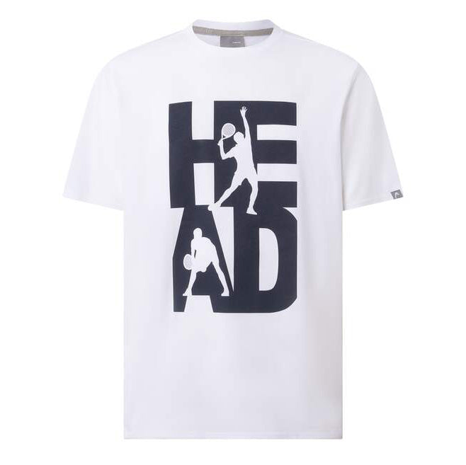 HEAD Men's Vision T-Shirt White Navy