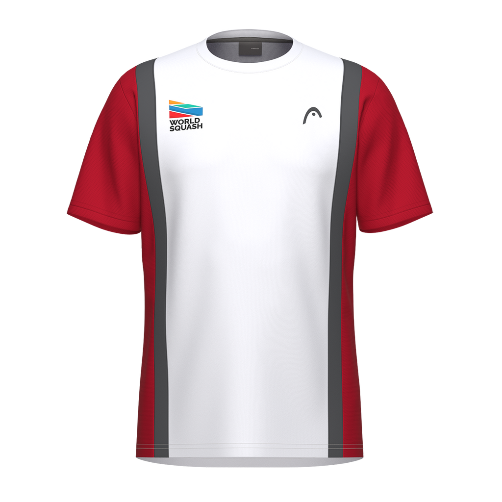 HEAD Men's WSF Tech T-Shirt Red White