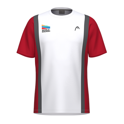 HEAD Men's WSF Tech T-Shirt Red White