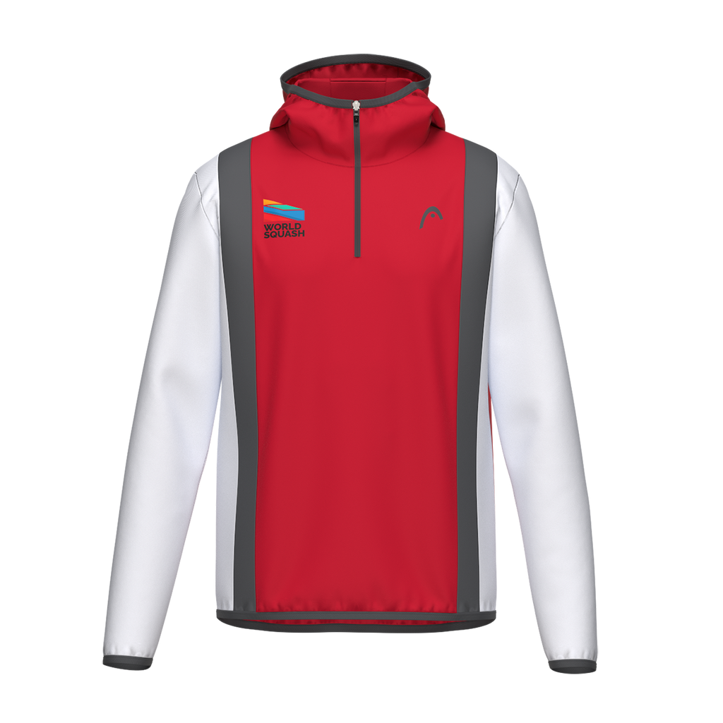 HEAD Men's WSF Tech Hoodie Red White