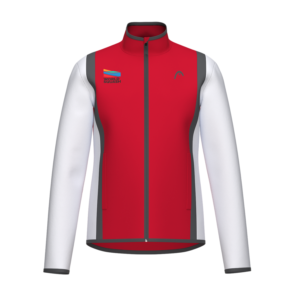 HEAD Men's WSF Jacket Red White