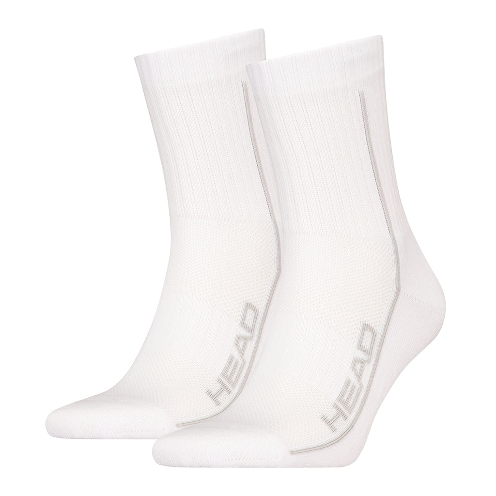 HEAD Performance Short Crew Sock 2 Pack White