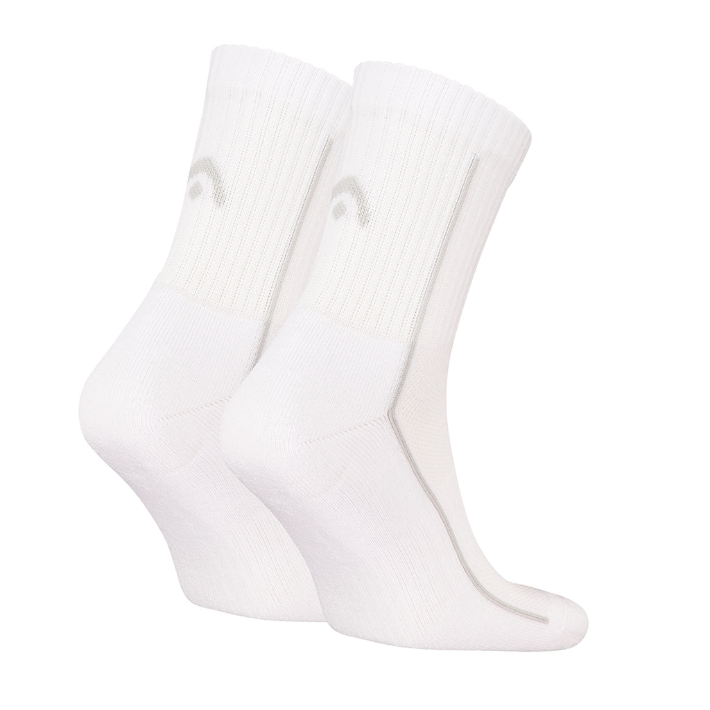 HEAD Performance Short Crew Sock 2 Pack White