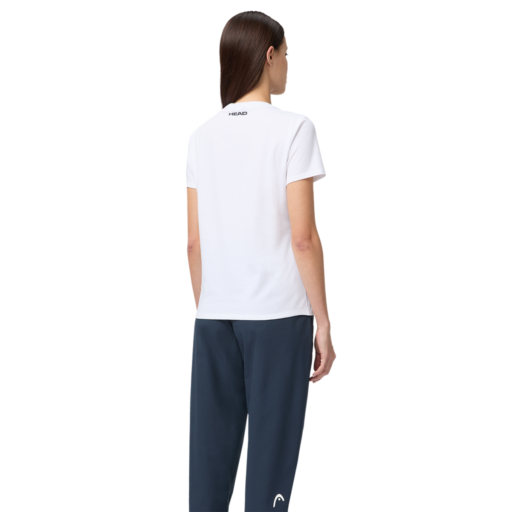 HEAD Women's Vision T-Shirt White Navy
