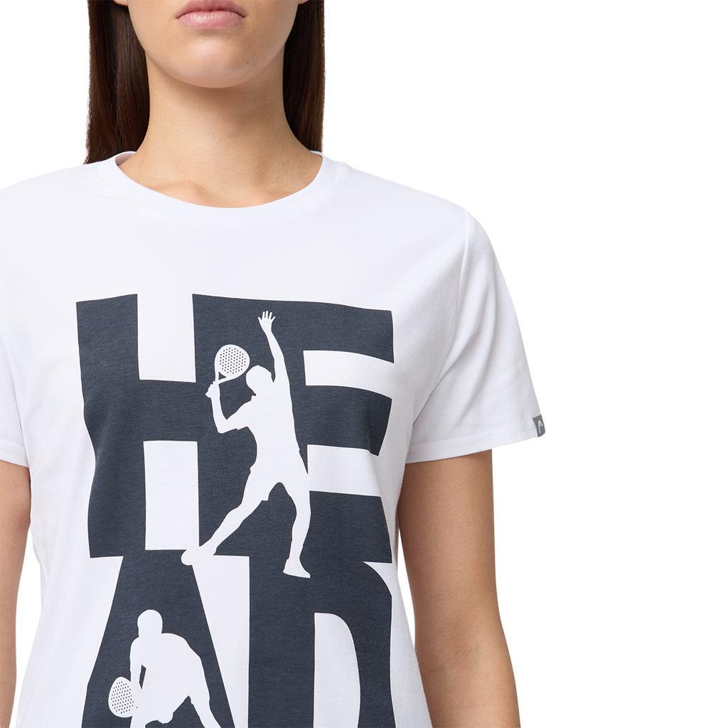 HEAD Women's Vision T-Shirt White Navy