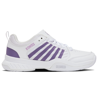 K-Swiss Women's Court Express 2 Tennis Shoes White Purple Haze