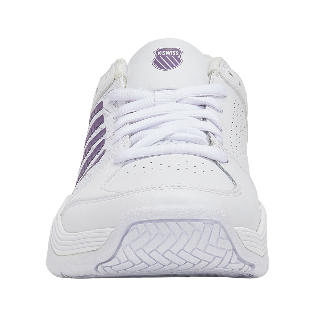 K-Swiss Women's Court Express 2 Tennis Shoes White Purple Haze