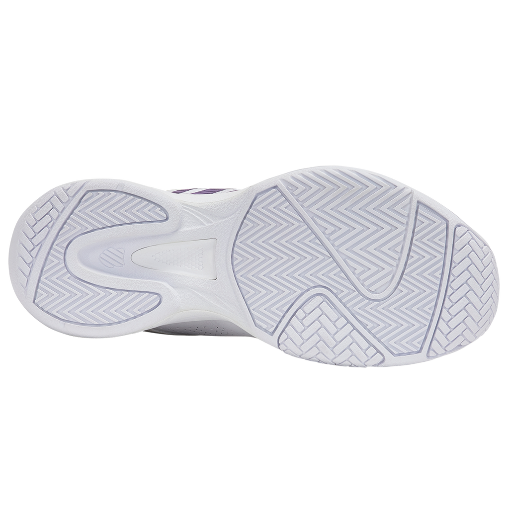 K-Swiss Women's Court Express 2 Tennis Shoes White Purple Haze
