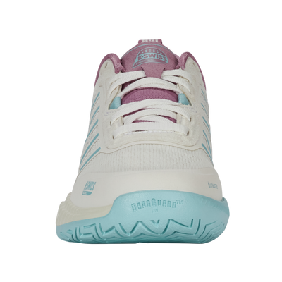 K-Swiss Women's Ultra Court Padel Shoes White Lilas Turquoise