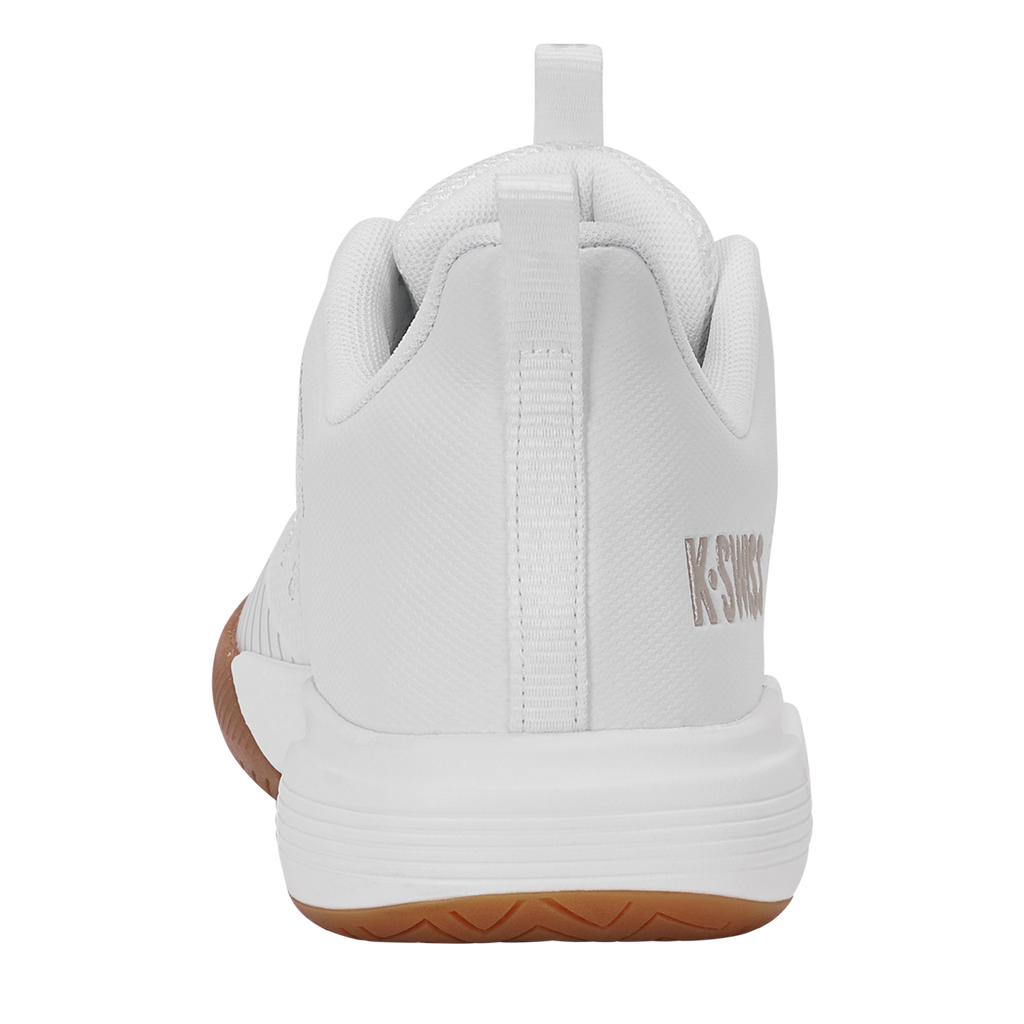K-Swiss Women's Ultrashot Light Indoor Court Shoes White/Rose Gold