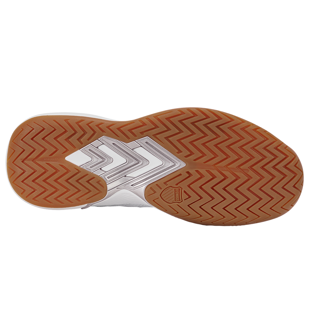 K-Swiss Women's Ultrashot Light Indoor Court Shoes White/Rose Gold