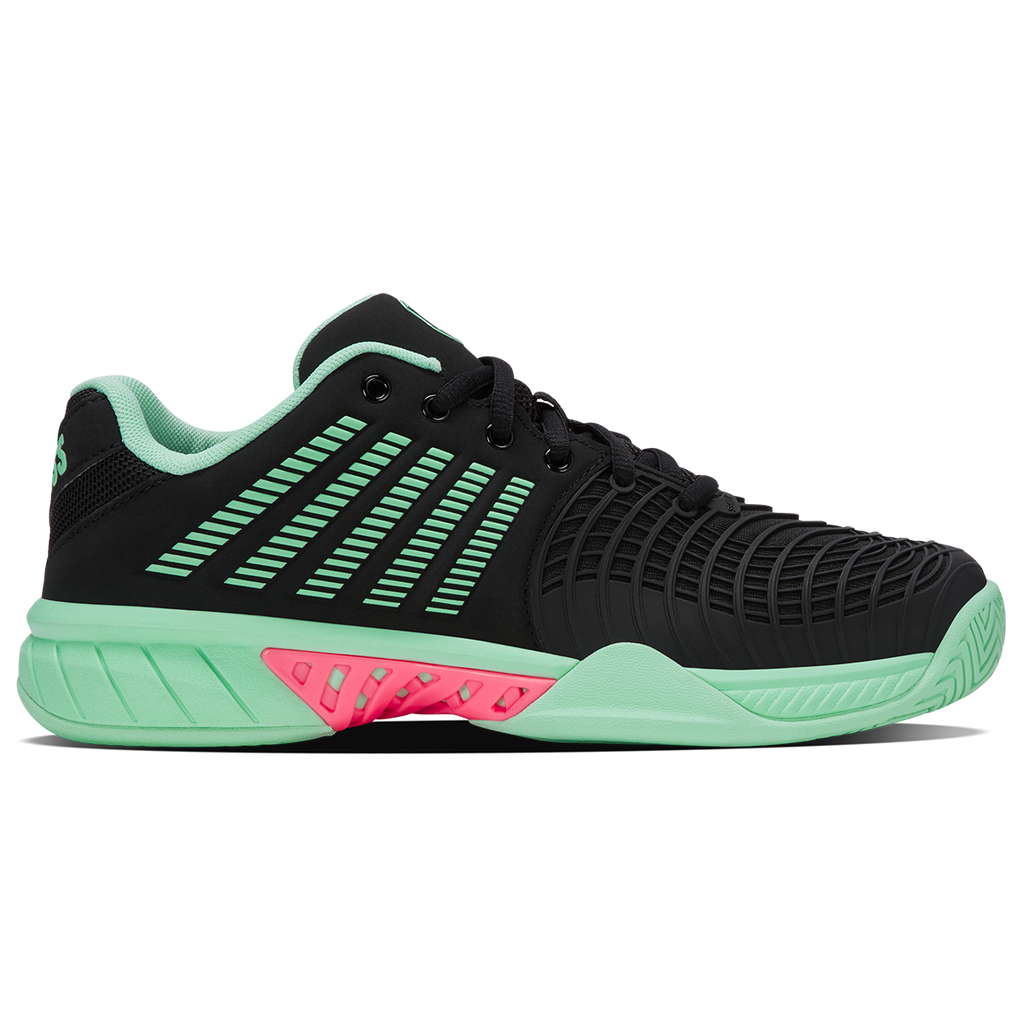 K-Swiss Women's Express Light 3 Tennis Shoes Black Mint