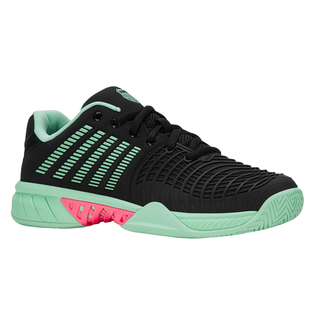 K-Swiss Women's Express Light 3 Tennis Shoes Black Mint