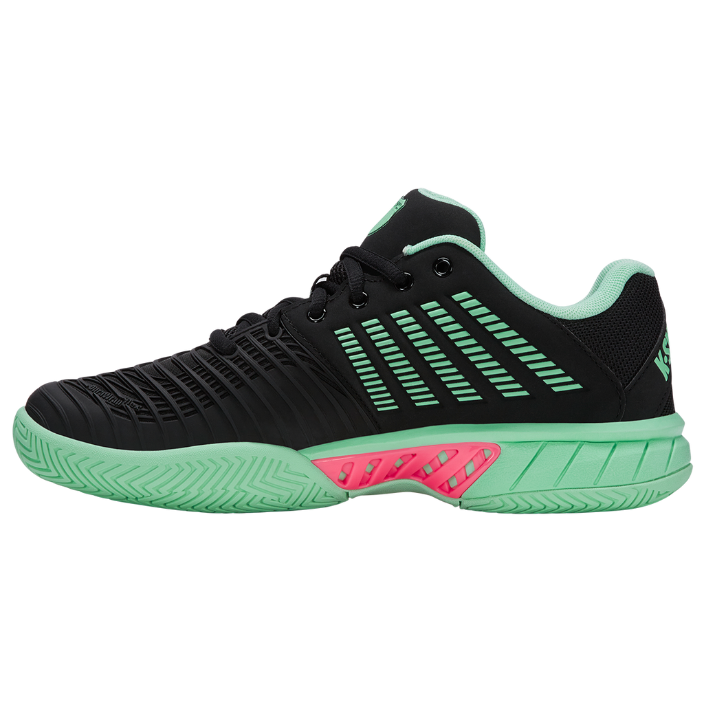 K-Swiss Women's Express Light 3 Tennis Shoes Black Mint