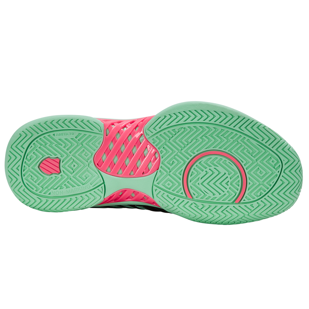 K-Swiss Women's Express Light 3 Tennis Shoes Black Mint