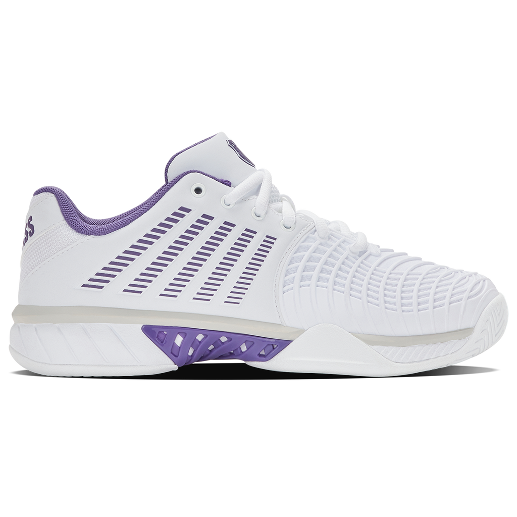 K-Swiss Women's Express Light 3 Tennis Shoes White Purple Haze