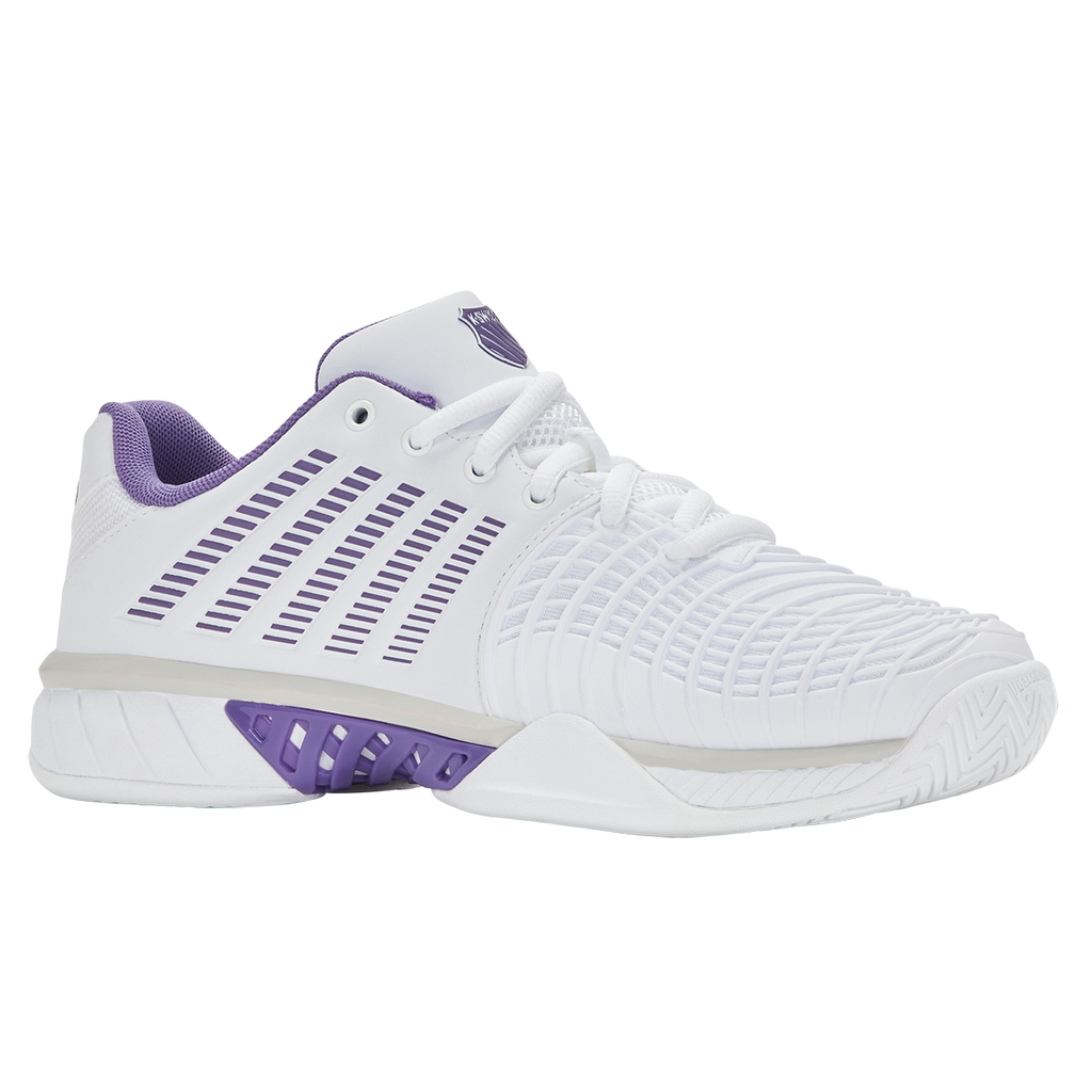 K-Swiss Women's Express Light 3 Tennis Shoes White Purple Haze