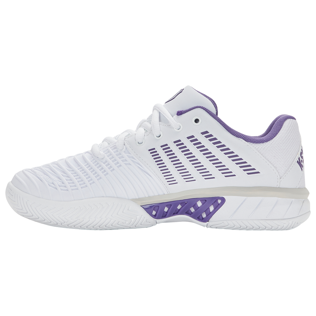 K-Swiss Women's Express Light 3 Tennis Shoes White Purple Haze