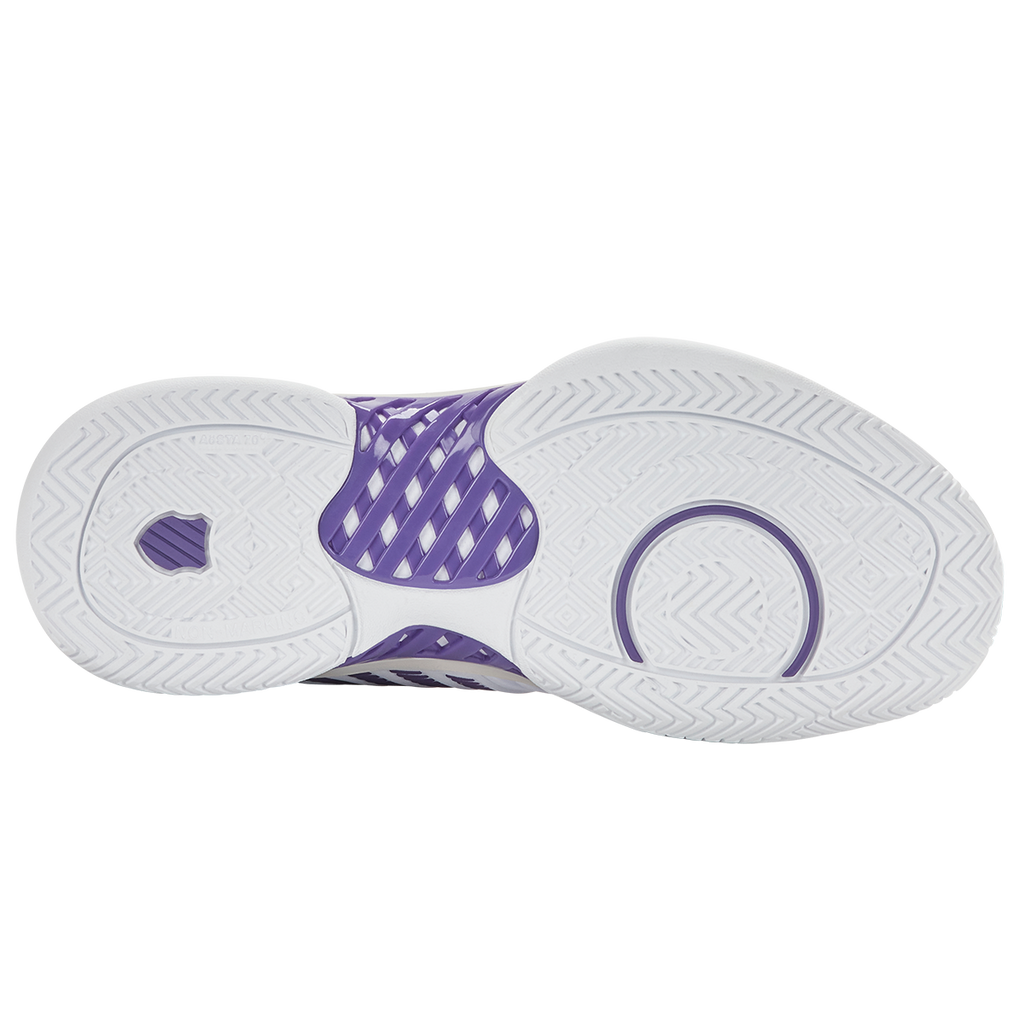 K-Swiss Women's Express Light 3 Tennis Shoes White Purple Haze