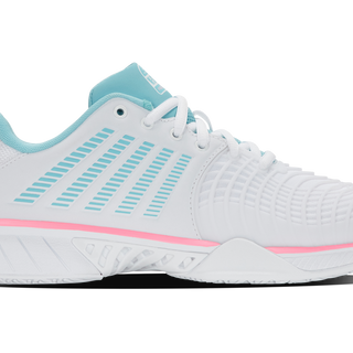 K-Swiss Women's Express Light 3 Padel Shoes White Neon Blue