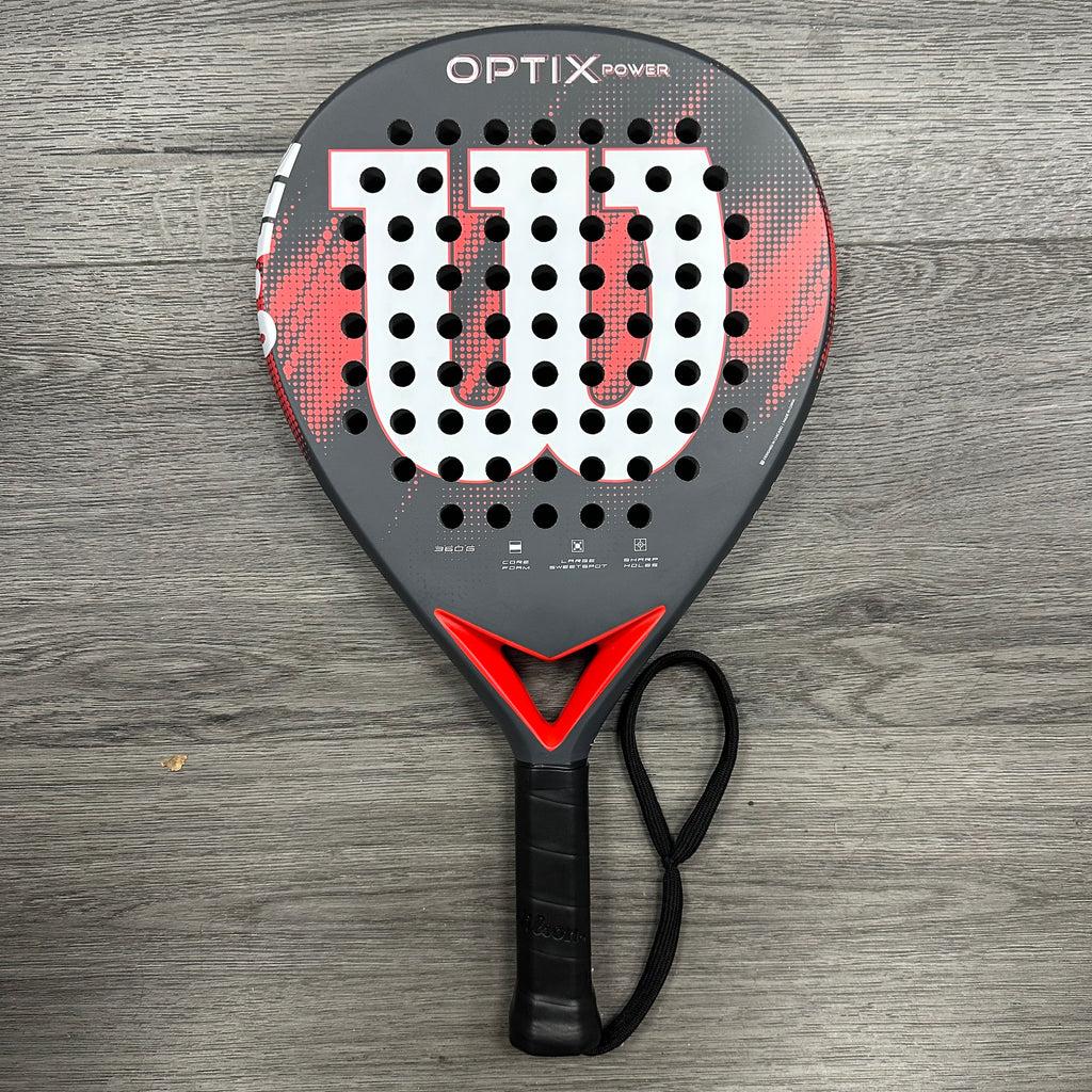 Wilson Optix V2 Power Padel Racket Red OUTLET