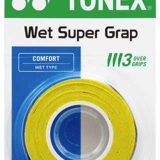 Yonex AC102EX Super Grap Overgrips Pack Of 3 Yellow