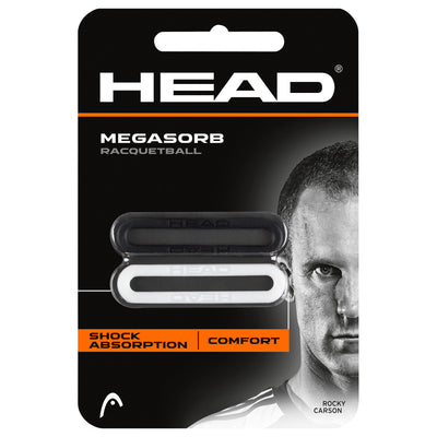 HEAD Megasorb Racketball Dampener Black White