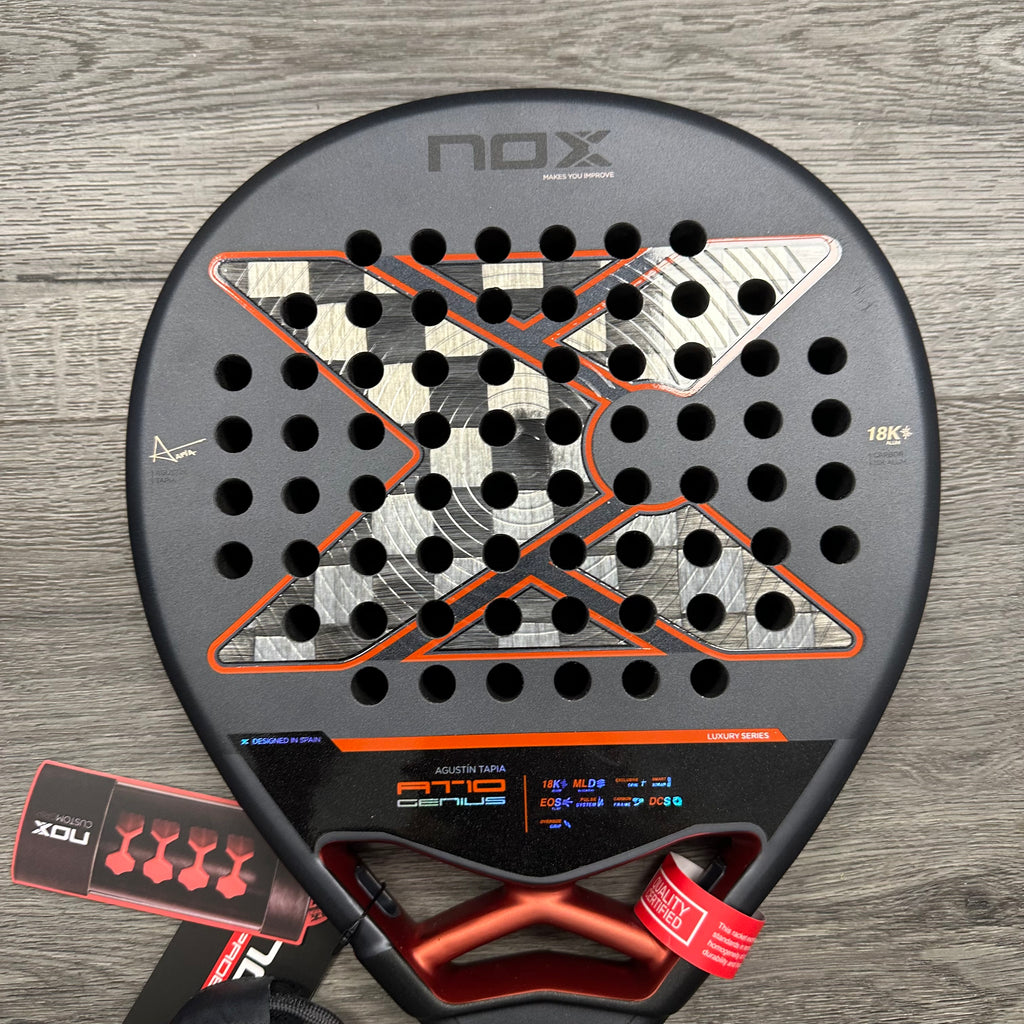 Nox AT10 Genius 18k Alum Agustin Tapia Padel Racket 2025 OUTLET