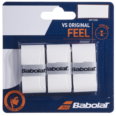 Babolat VS Original Feel Grip 3 Pack - White