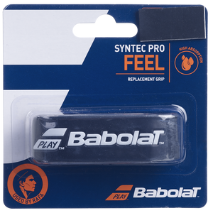 Babolat Syntec Pro Feel Replacement Grip - Black White